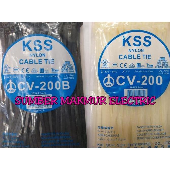 Ready CABLE TIES CV-200 / Kabel Ties 20cm Brand KSS