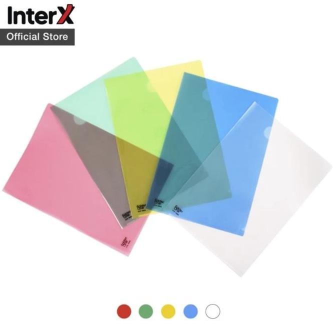 Ready FOLDER ONE MAP L FOLDER FILE PLASTIK TRANSPARAN TEBAL 1 PAK 12 PCS