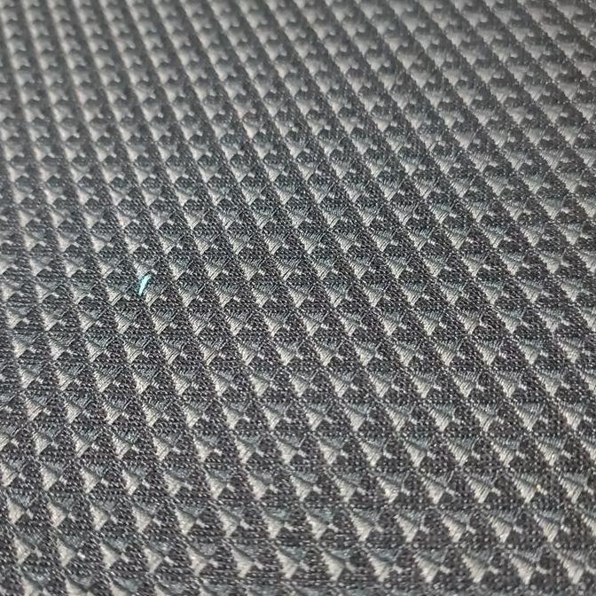 Kain Jok Mobil Fabric Hitam bintik abu Cocok untuk Jok Recaro Katana