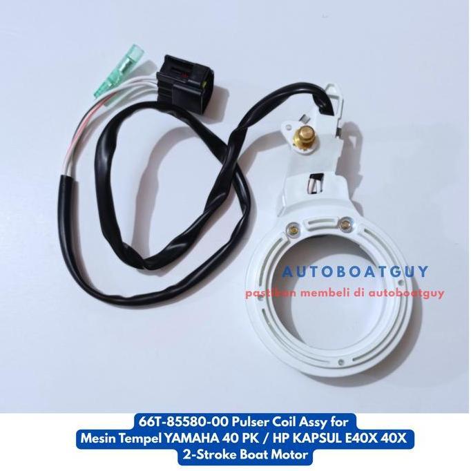 66T-85580-00 Pulser Coil Assy for Mesin Tempel YAMAHA 40 PK / HP Kapsul E40X 40X 2-Stroke Boat Motor