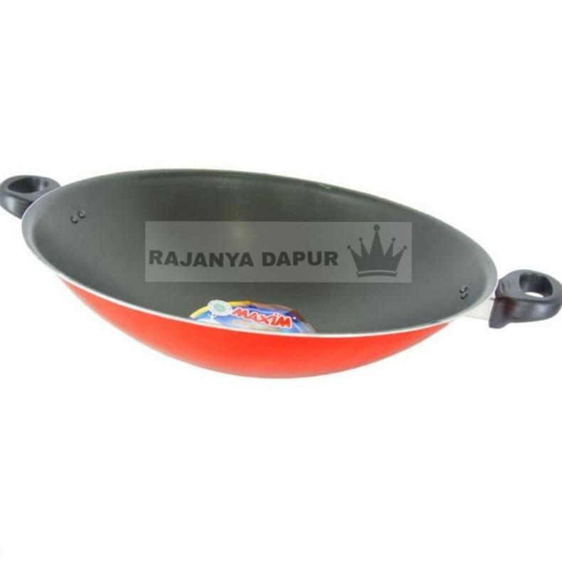 BEST SELLER WAJAN TEFLON MAXIM 30 / 36 CM - WOK VALENTINO 30/36CM MAXIM - WAJAN MAXIM 30/36CM