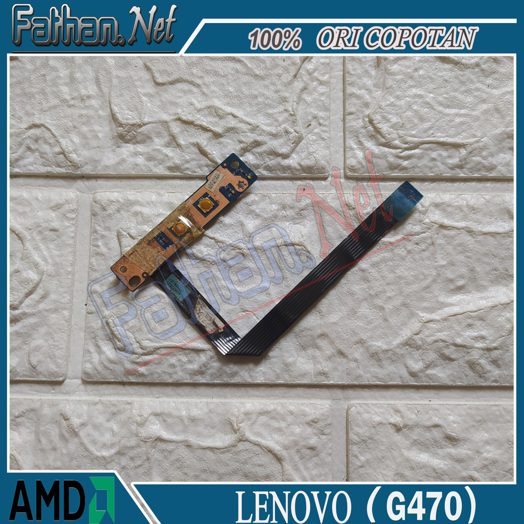 Tombol Power Botton Switch On Off Lenovo G470 B470 G475 V470 G470AH G470GH Copotan Original Laptopo