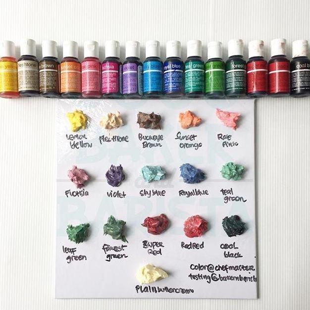 paling diminati] Pewarna Chefmaster food coloring khusus Variant merah putih red white