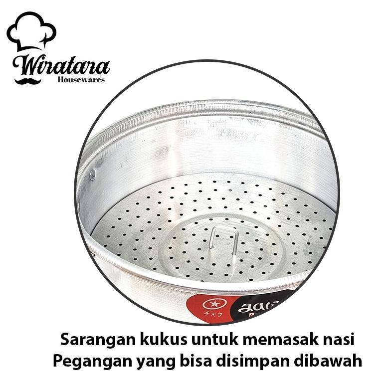 DISKON MASPION DANDANG NASI + KUKUS KUALITAS PREMIUM | PANCI KUKUSAN ALUMINIUM | STEAMER PENGUKUS