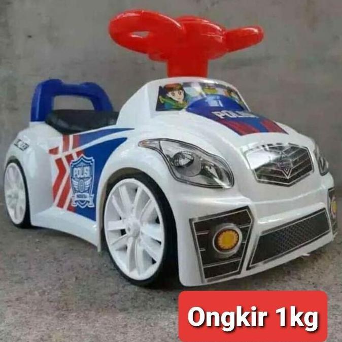 mobil mobilan anak sl 200 polisi warna bisa dinaiki