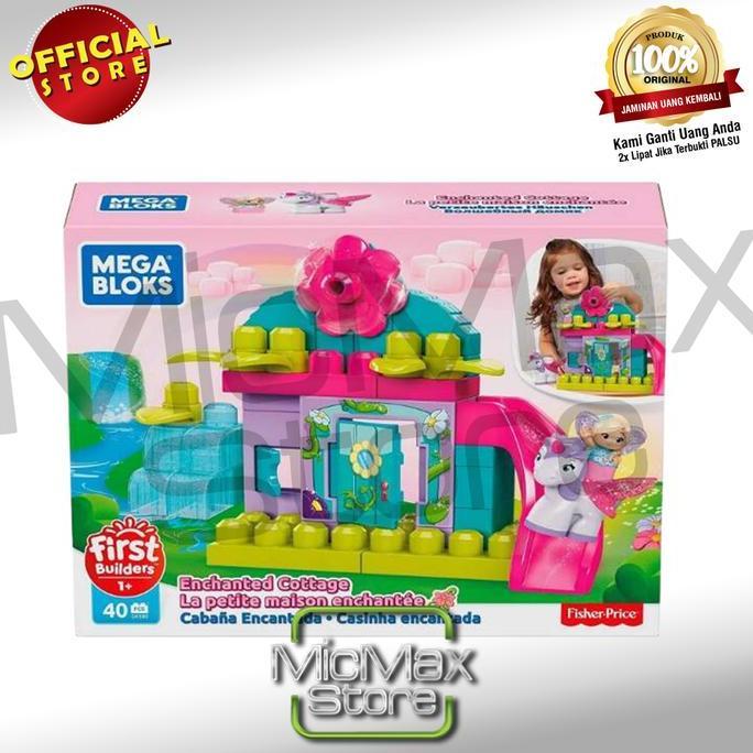 Mega Bloks First Builders Lil' Fairies Enchanted Cottage GKX80