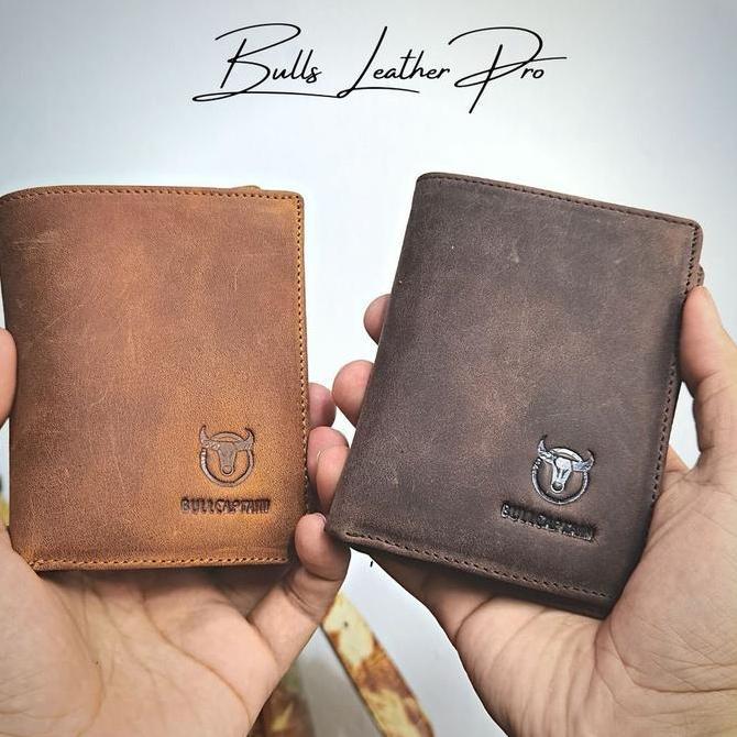 Gabrim- Dompet Kulit Asli Berdiri Bulls Leather Pro