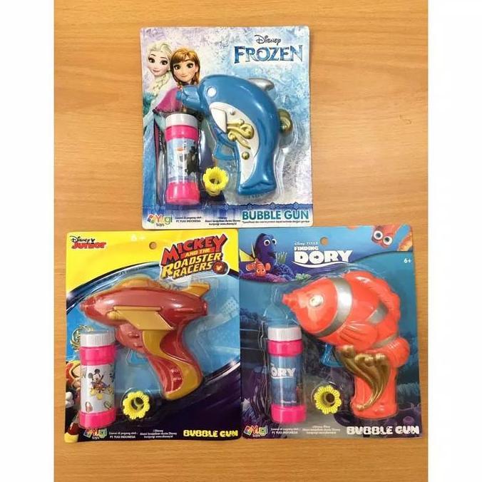 Mainan Edukasi Bubble Bath Toys Disney / Bubble Gun