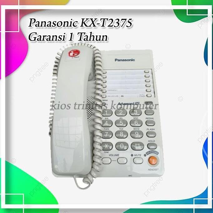BONUS - Telpon Rumah Panasonic KX-T2375 / KX-T 2375 Pesawat Telepon Analog Single Line