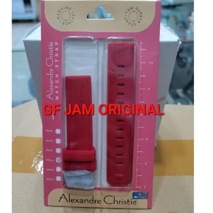TALI KARET JAM TANGAN ORIGINAL ALEXANDRE CHRISTIE AC9344 AC 9344 STRAP