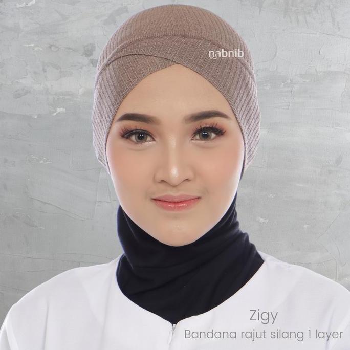 Nabnib - Zigy  Ciput rajut silang 1 Layer