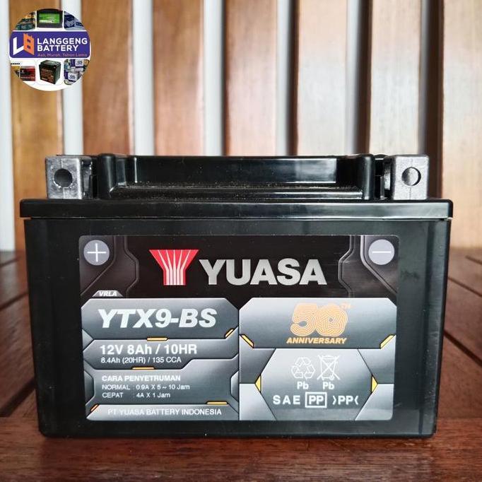 Aki / Accu Motor Yuasa Ytx9 Kawasaki Ninja 250 Fi