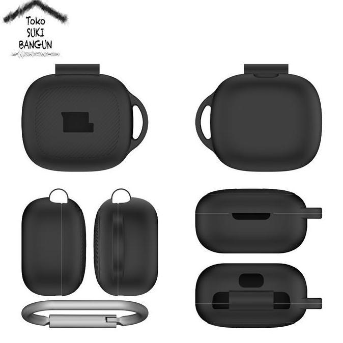 Case untuk JBL Live Pro 2 Rubber TOUGH Silicone Casing Cover Pouch Protector