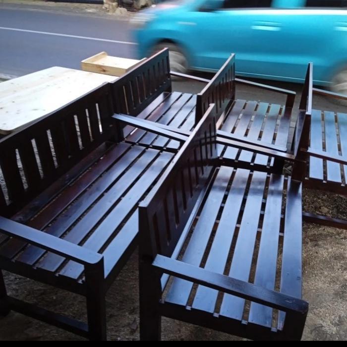 bangku taman /bangku santau/bangku kayu jati balanda