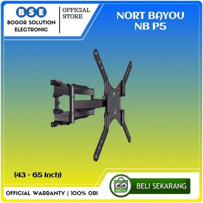 DEAL TERBAIK - Bracket tv swivel murah // Bracket Breket Braket NORTH BAYOU P5 NB P5
