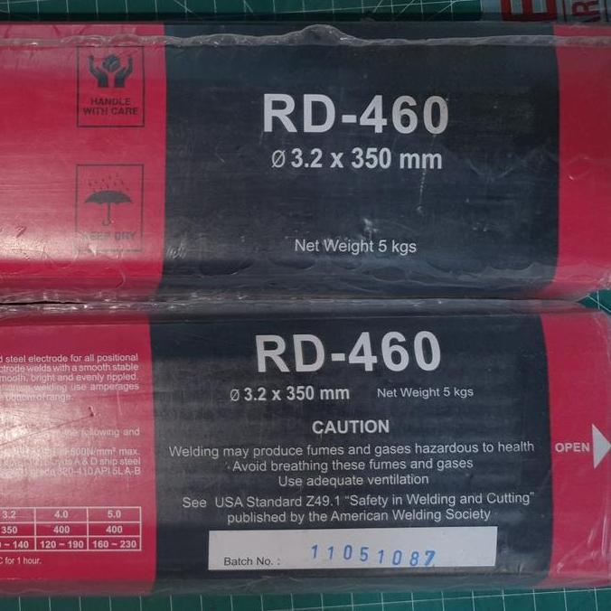 TERBARU - Kawat Las RD460 3,2mm