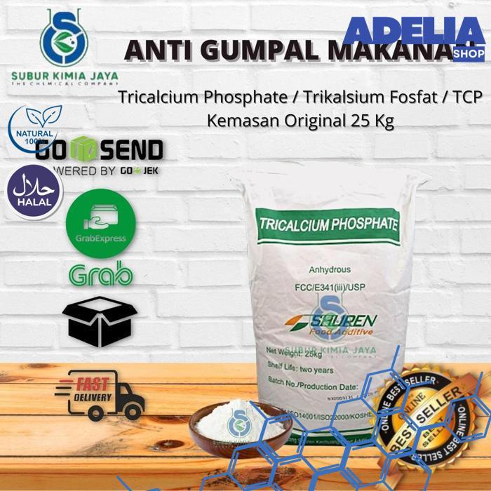TRICALCIUM PHOSPHATE / TCP / ANTI KEMPAL 25 KG - ADELIA SHOP