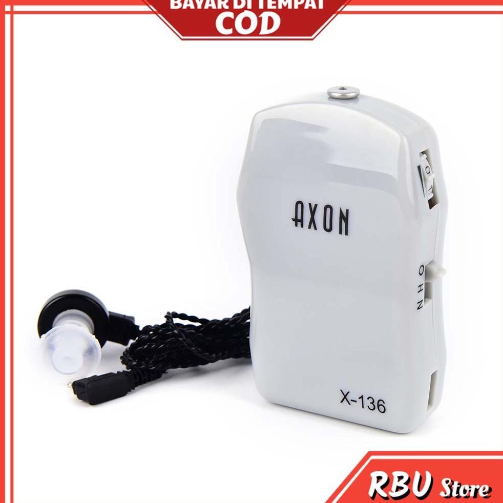READY Alat Bantu Dengar Telinga Orang Tua Dewasa dan Anak Menggunakan Kabel Axon X136 Pendengaran Ax