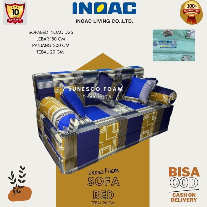 Sofa Bed Inoac EON D23 200x180x20 Inoac Sofa Bed Busa Garansi 10 Tahun