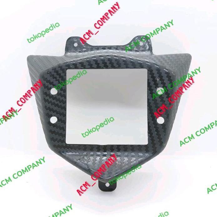 COVER BATOK CASING LAMPU DEPAN HITAM KARBON YAMAHA WR155 WR 155
