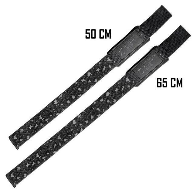 TERBARU - Strength Shop Pro Lifting Straps Dark Leopard Deadlift Wrist Strap Support Handle Wrap Bar