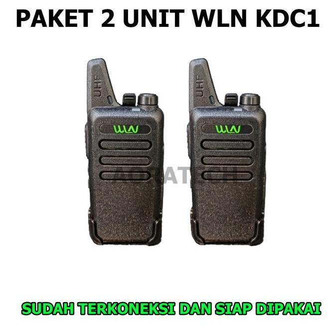 BIG SALE - Paket HT WLN 8 Unit Radio HT Walkie Talkie WLN KD-C1 KDC1 Sudah Terkoneksi