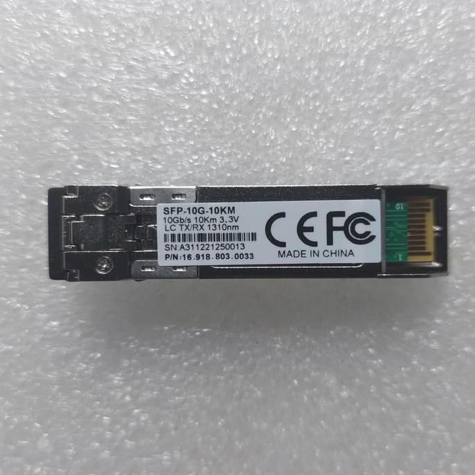 SFP+ SFP 10G LR 10km 1310nm Compatible Cisco, Mikrotik. 100% BARU
