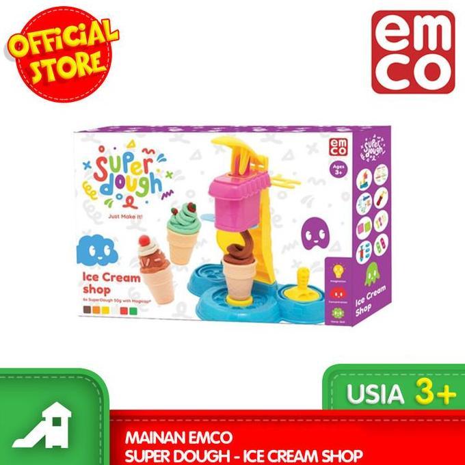 Grosir Mainan Emco Super Dough - Ice Cream Shop