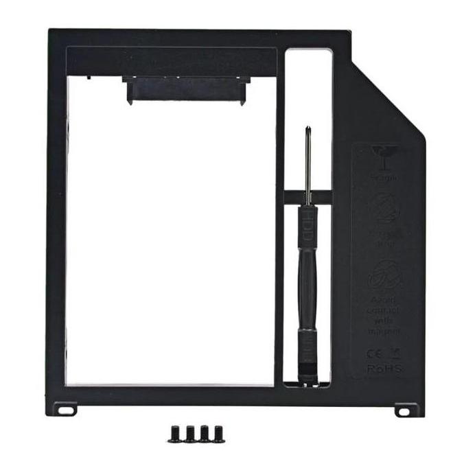 TERLARIS - HDD Caddy SATA to DVDROM untuk Macbook Pro