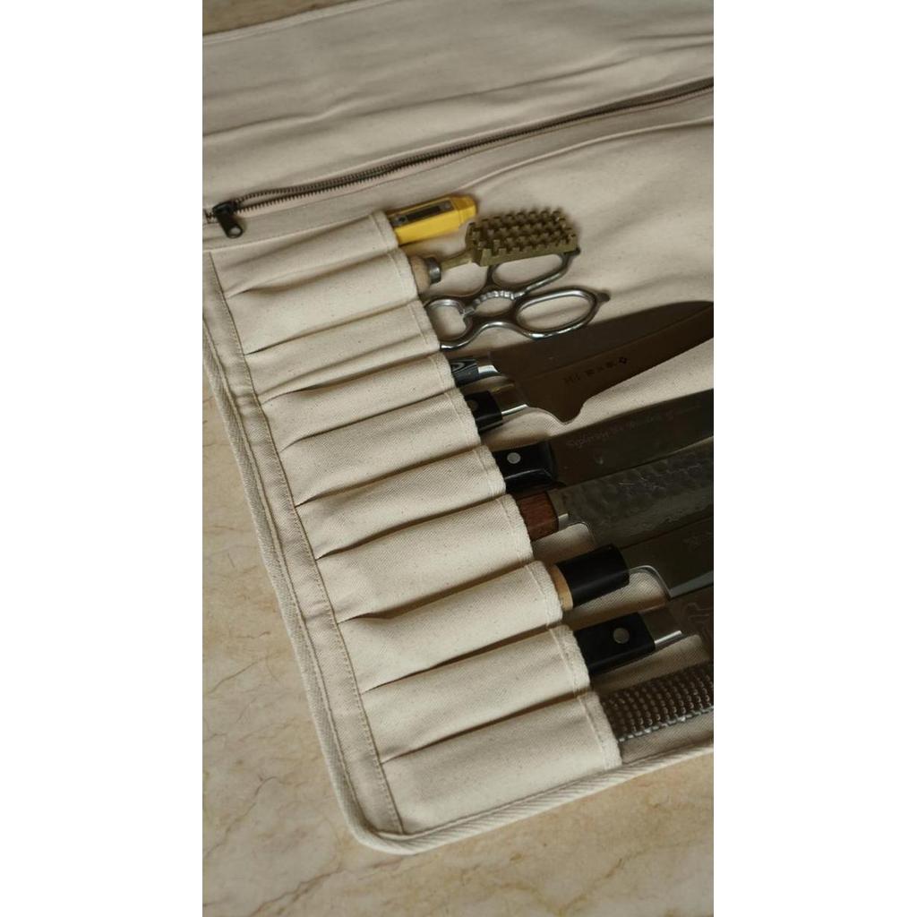 NEW Canvas Knife Roll / Knife Roll / Knife Bag / Chef Bag