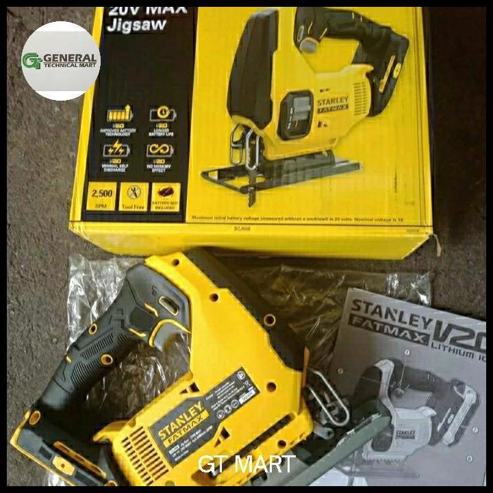 GRATIS ONGKIR MESIN GERGAJI JIGSAW BATERAI CORDLESS STANLEY SJC600 !!!!!!