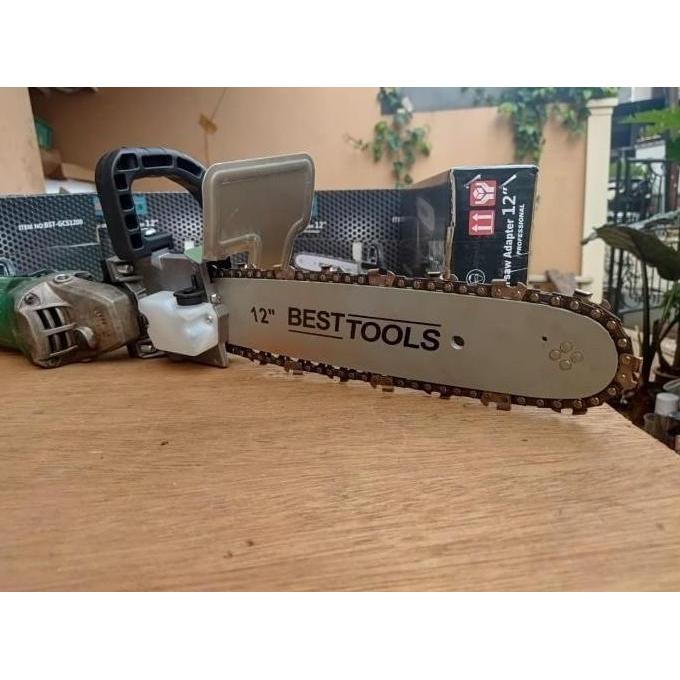 ADAPTER CONVERTER CHAINSAW 12" ADAPTOR MESIN GERINDA 12 INCH