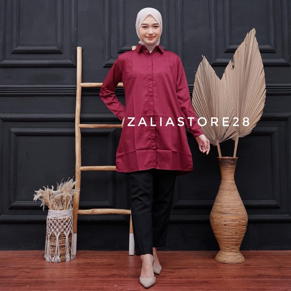 TERLARIS TUNIK TOYOBO/ TUNIK POLOS / KEMEJA TUNIK/ BLOUSE TUNIK/TUNIK PUTIH