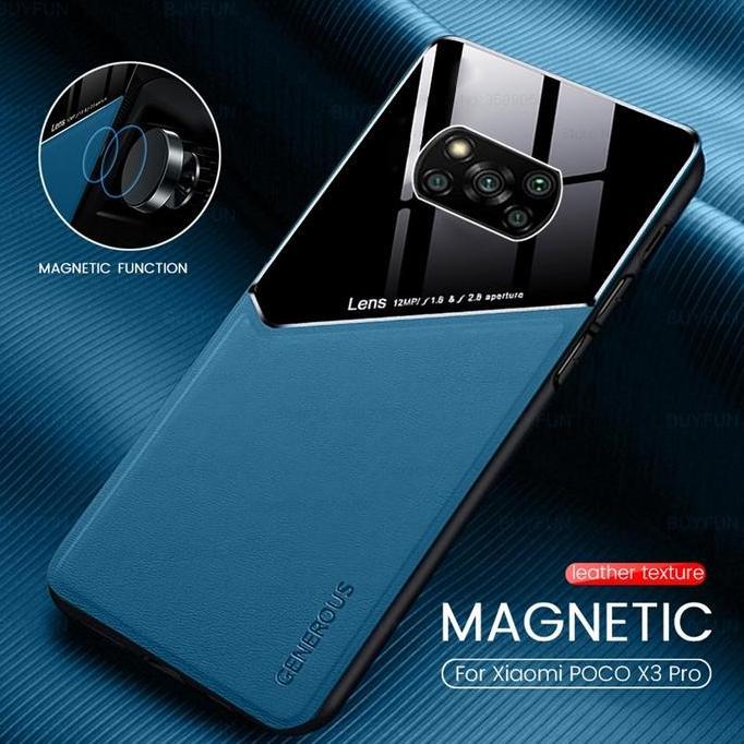 POCO X3 NFC SOFT CASE PREMIUM PLEXIGLASS LEATHER