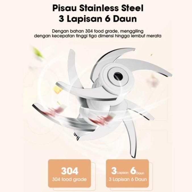 SAMONO FOOD CHOPPER MINI CHOPPER SERBAGUNA SAMONO CHOPPER SWMC200