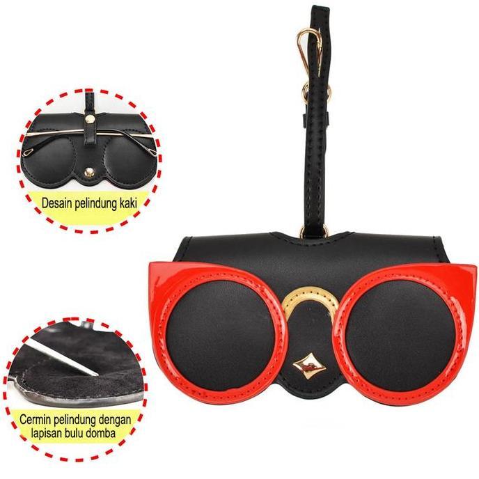 WHESTLI Tempat Kacamata Tas Tempat Kacamata Di Pinggang Pouch Kacamata Gantung