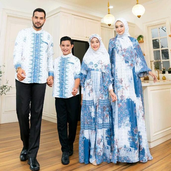 SETELAN PAKAIAN KELUARGA COUPLE ZAYYANA RAYYA LUXURY SERIES ELDEENA