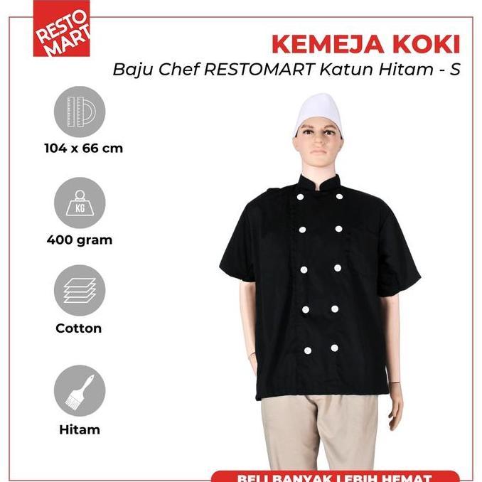 Seragam Chef/Baju Chef/Kemeja Koki RESTOMART Katun(1394171)