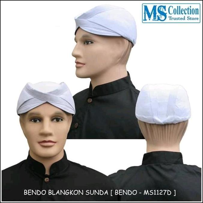 bendo blangkon sunda putih TS