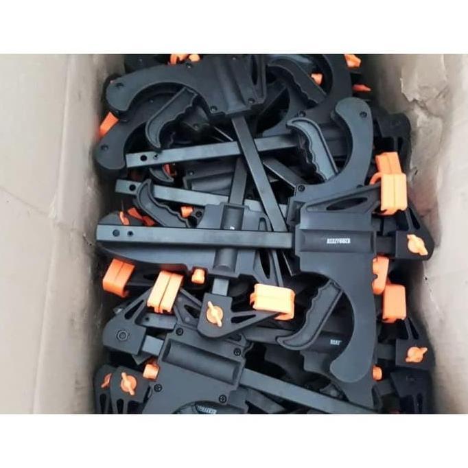 F clamp penjepit kayu 6 inch ratchet klem 6" BODY BESAR