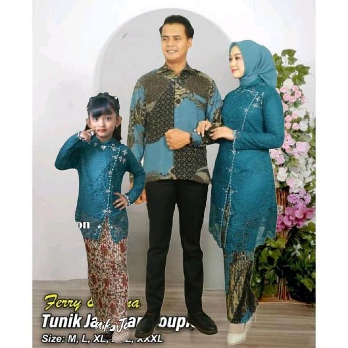 COUPLE KEBAYA KELUARGA MEWAH Kebaya couple keluarga Baju couple keluarga Couple keluarga modern kond
