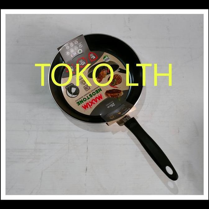 TERMURAH - WAJAN FRYPAN MAXIM NEOSTONE TEFLON KERAMIK ANTI LENGKET 24 26 CM