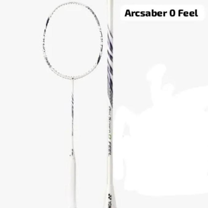 Raket Badminton Yonex White Series Arcsaber 0 Ability Clear Feel + Tas + Senar Original