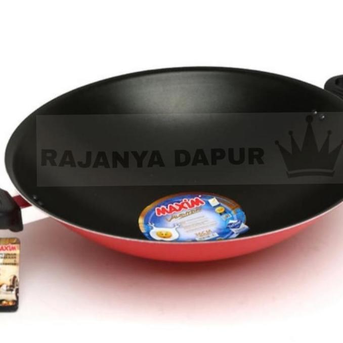 TERMURAH - Wajan teflon maxim 36 cm - wok valentino 36cm maxim - wajan maxim 36cm