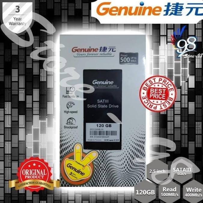 TERLARIS - Genuine SSD 120GB Sata 3 - SSD 3D Nand 120 GB 2.5" Garansi resmi baru
