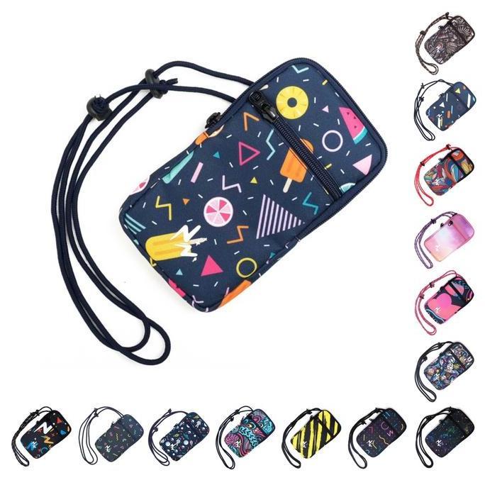 tas hp sling phone pouch kanvas pria wanita