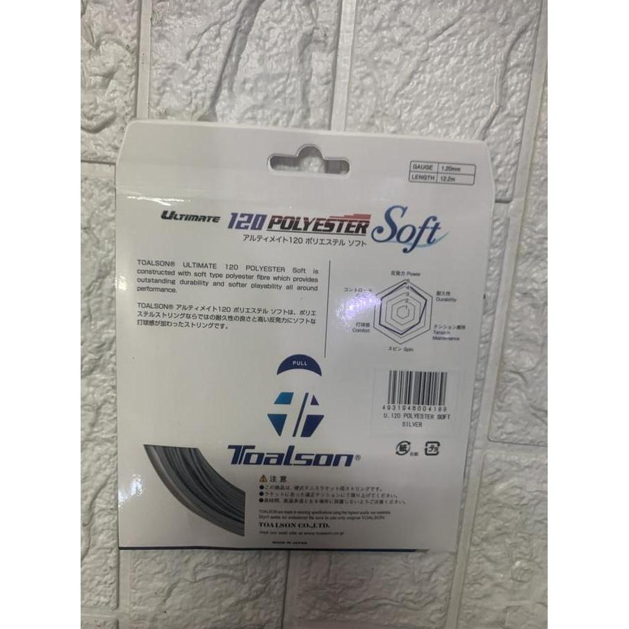 Senar Tenis Toalson Ultimate Polyester 120 Soft Original