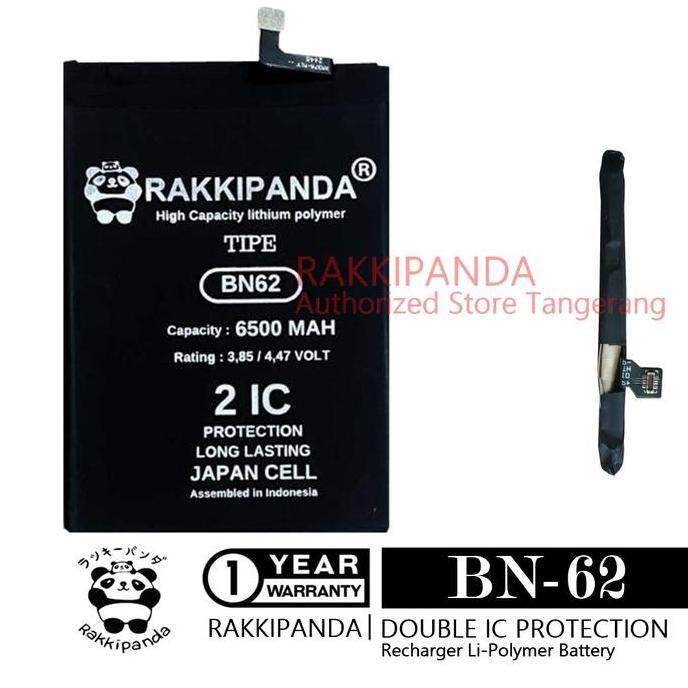 Rakkipanda BN-62 for Baterai Redmi 9T Poco M3 BN62 Double 2IC Protection