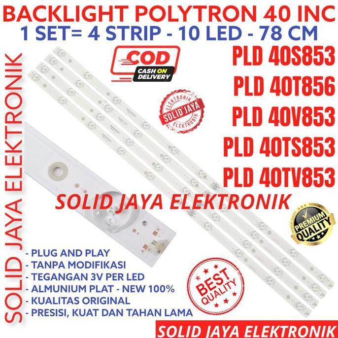 BEST PRICE - BACKLIGHT TV LED POLYTRON 40 IN PLD40S853 PLD40T856 PLD40V853 LAMPU BL