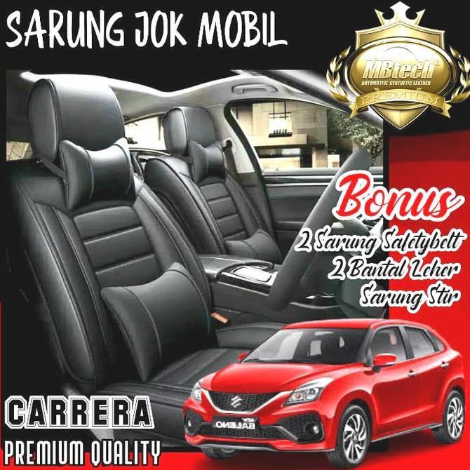 TERMURAH - Sarung Jok Mobil MBTECH CARRERA HRV Brio Agya Ayla Jazz Yaris Raize